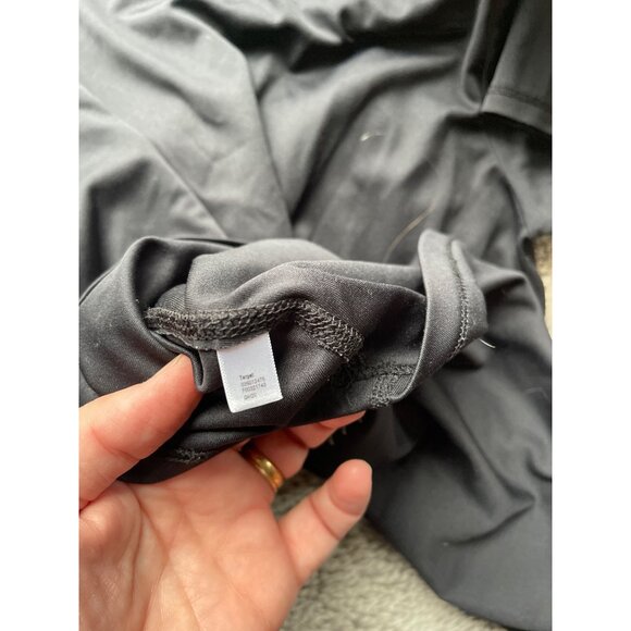 All in Motion Target Girls Black Graphic T-Shirt Geometric Eagle Design Size M - Picture 5 of 5